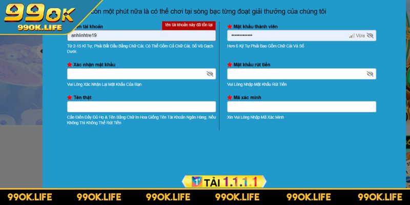 Hướng dẫn đăng ký tài khoản 99OK đơn giản và nhanh chóng