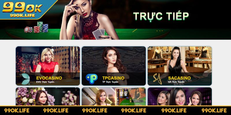 Khám phá sảnh Casino 99OK