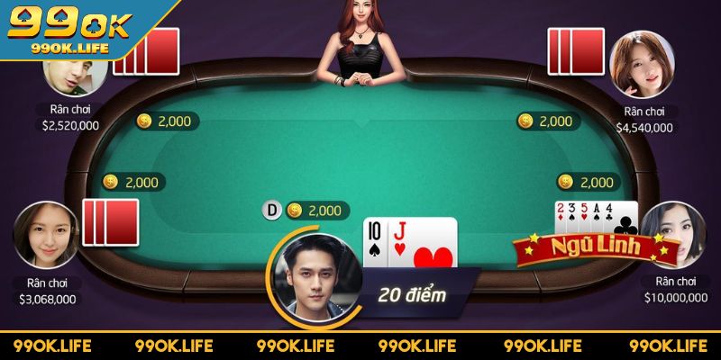 Trải nghiệm trò chơi Xì Dách