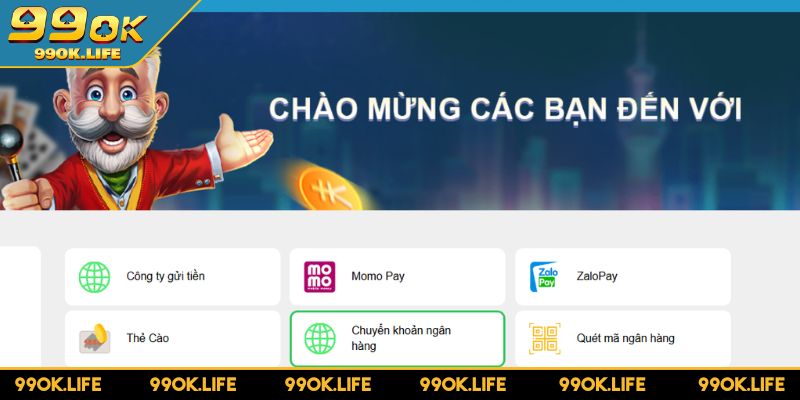 Đăng nhập vào tài khoản 99OK